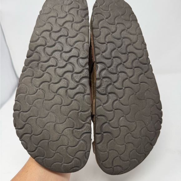Birkenstock Dark Brown Leather Sandals Sz 40 (GKAWDC) - Picture 5 of 7